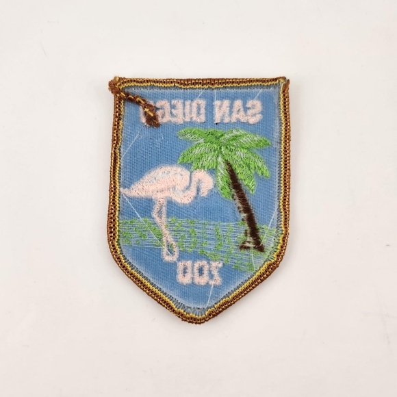 Vintage San Diego Zoo Iron-On Patch - Picture 2 of 3